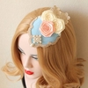 Lolita Cosplay Hairwear Rose Lace Pearl Luxury England Hairpin Jewelry