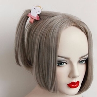 Lolita Hair Clip Retro Cute Charming Pink Cat Headwear Jewelry Clip