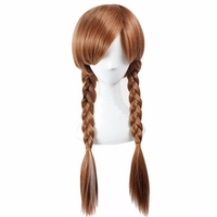 Long Braided Cosplay Hair Wigs Synthetic Fibre of Hight-Temperature Cartoon Fluffy