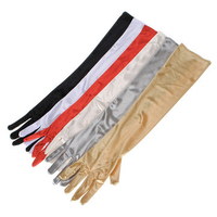 Long Satin Bridal Glove Wedding Party Prom Fancy Dress Elbow Opera Gloves