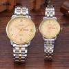 LONGBO Couple Watch Charming Stainless Steel Date/Week Watch