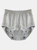 Loose Cotton High Waist Briefs Casual Plus Size Underwear For Men