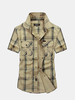Loose Fit Short Sleeved Cargo Shirts
