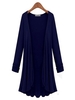 Loose Irregular Hem Solid Women Long Sleeve Cardigan