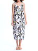 Loose Printed Strap Sleeveless Backless Dress For Women