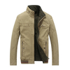 Loose Reversible Cotton Outdoor Plus Size Coat Jacket for Men