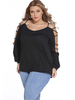 Loose Sexy Off Shoulder Pure Color Long Sleeve Blouse For Women