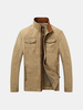 Loose Stand Collar Coat For Men