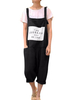 Loose Strap Jumpsuit Overalls Harem Pants Capri Pants For Women