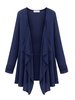 Loose Women Brief Long Sleeve Irregular Cardigan