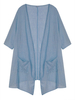 Loose Women Solid Pocket Cotton Sunscreen Cardigan