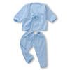 Lovely Baby Two Pieces Solid Color Lace-Up Cotton Suit