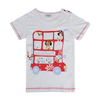 Lovely Bus Baby Children Boy Pure Cotton Short Sleeve T-shirt
