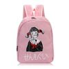 Lovely Cartoon Cute Girl School Bags Canvas Large Capacity Zipper Backpack