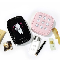 Lovely Compact Cartoon Storage Cosmetic Bag Women Must-have Make Up Organizer Case