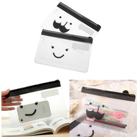 Lovely Waterproof Transparent Pencil Case School Supplies Pen Storage Bag