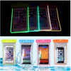 Luminous Waterproof Mobile Phone Bag Waterproof Transparent Outdoor Drifting Storage Package