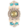 Luxury Bracelet Watch Cloisonne Retro Crystal Rhinestone Women Watch Gift