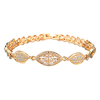 Luxury Elegant Bracelet Flower Rhinestone Crystal Bracelet