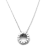 Luxury Elegant Necklace Rhinestone Circle Necklace for Women Gift