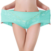 M-5XL Women Sexy Lace Bamboo Fiber Panties Embroidered Breathable Briefs Underwear