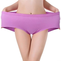 M-XL Women High Elastic Thicken Panties Bamboo Fiber High Waist Underwear