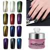 Magic Mirror Chrome Effect Powder Metallic Nail Art Additive Pigment Charming 12 Colors To Choose