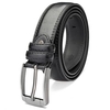 Male 140cm Genuine Cowhide Leather Extended Long Pin Buckle Belts