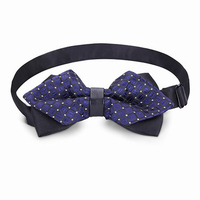 Male Formal Commercial Bow Tie The Groom Sharp Corner Polyester Wedding Accessories