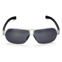 Male Polarized Lens Sunglasses Goggles Metal Frame Glasses