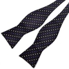 Male Polka Dot Bow Ties Paisley Jacquard Woven Silk Neckties Accessory