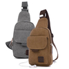 Man Canvas Crossbody Bag Outdoor Jungle Durable Cover Flap Shoulder Bag Forest Bag For Man