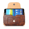 Man Genuine Leather Mobile Phone Cases Waist Bag Purse Card Phone Wallet