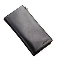 Man Genuine Leather Phone Bag Business Wallet Purse Passport Wallet