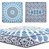 Mandala Indian Bohemian Peacock Square Cushion Throw Case Floor Pillow Cover