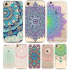 Mandala Soft TPU Phone Cases For iphone 7 Plus 6 6s 5 Creative Mobile Phone Protective Cover