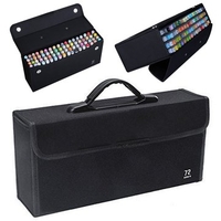 Markers Carrying Case Empty Holder for Copic Prismacolor Touch Spectrum Noir