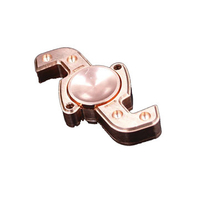 MATEMINCO EDC HandSpinner Spin Focus Toy Kids Adult Pocket Decompressive Brass Toy