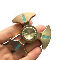 MATEMINCO Fluorescent EDC Hand Spinner Metal Zinc Alloy Finger Fidget spinner For Anti Stress