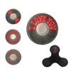 MATEMINCO LED Light Finger Spinner Flash Word EDC Hand Spinner Glow In The Dark