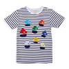 Maven Colorful Boat Baby Children Boy Cotton Short Sleeve T-shirt Top