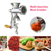 Meat Grinder 5 Manual Aluminum Alloy Household Multi-function Cooking Machine Pressure Enema Flour Noodles