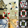 Mediterranean Style Welcome Aboard Decorative Life Buoy Home Decor