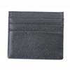 Men Black Casual Genuine Leather Small Card Bag