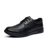 Men Black Formal Lace Up Business Casual Office Breathable Shoes