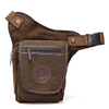 Men Breathable Canvas Patchwork Chest Pack Crossbody Bag