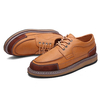 Men British Hollow Out Flat Comfortable Lace Up Casual Shoes