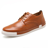 Men Brogue Hollow Out Low-top Flat Lace Up Oxford Shoes
