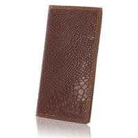 Men Business Casual Retro Long Wallet Cards Cash Coins Bags Purse