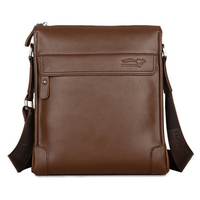Men Business Genuine Leather Cowhide Casual Shoulder Bag Crossbody Bag